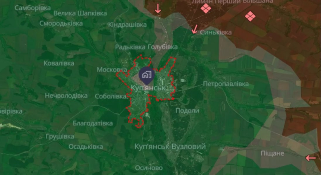 У Куп’янську залишається небоєздатна група росіян