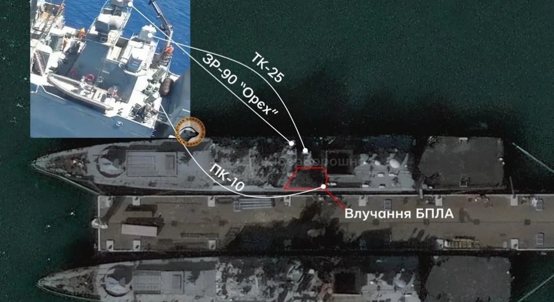 Уражений фрегат «Адмирал Эссен» має критичні пошкодження