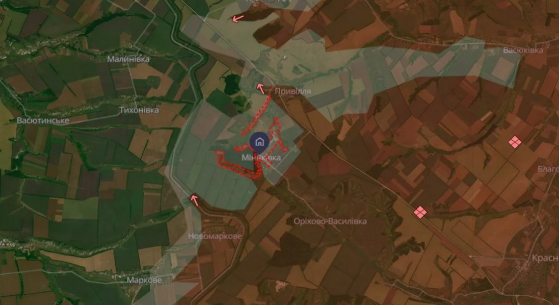 Заявили про зачистку від росіян Міньківки на Донеччині