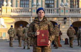 Уперше в історії Нацгвардії жінка стала Героєм України