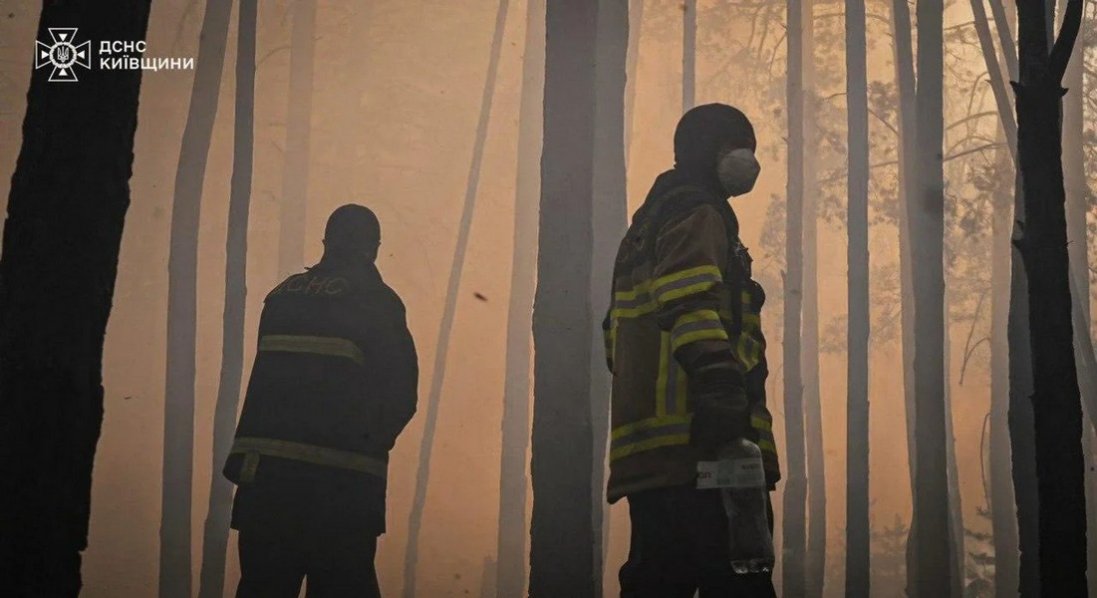 У Зоні відчуження - лісова пожежа, яка охопила понад 1100 га