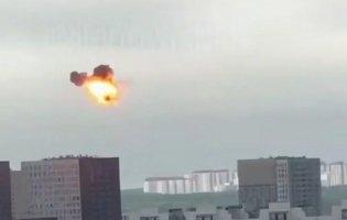 москву знову масовано атакують дрони