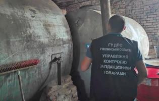 На Волині припинено діяльність нелегальної АЗС: власник заплатить понад три мільйони штрафу