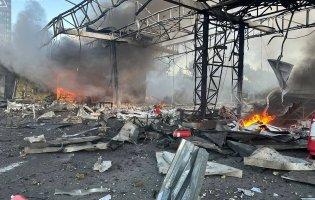 росіяни атакують Київ — є загиблі та поранені, пошкоджені ринок та фармзавод