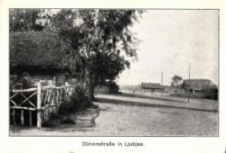 Село Люб’язь, сільська вулиця, 1910-ті роки