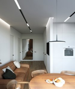 ДИЗАЙН ДВОКІМНАТНОЇ КВАРТИРИ ВІД СТУДІЇ «DESTYLE»