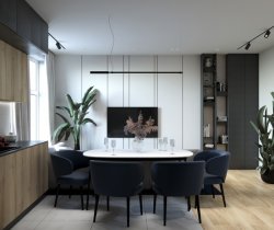 ДИЗАЙН ДВОКІМНАТНОЇ КВАРТИРИ ВІД СТУДІЇ «DESTYLE»